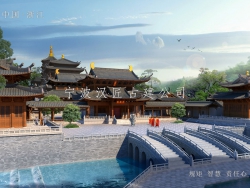 佛教寺庙建筑规划设计布局